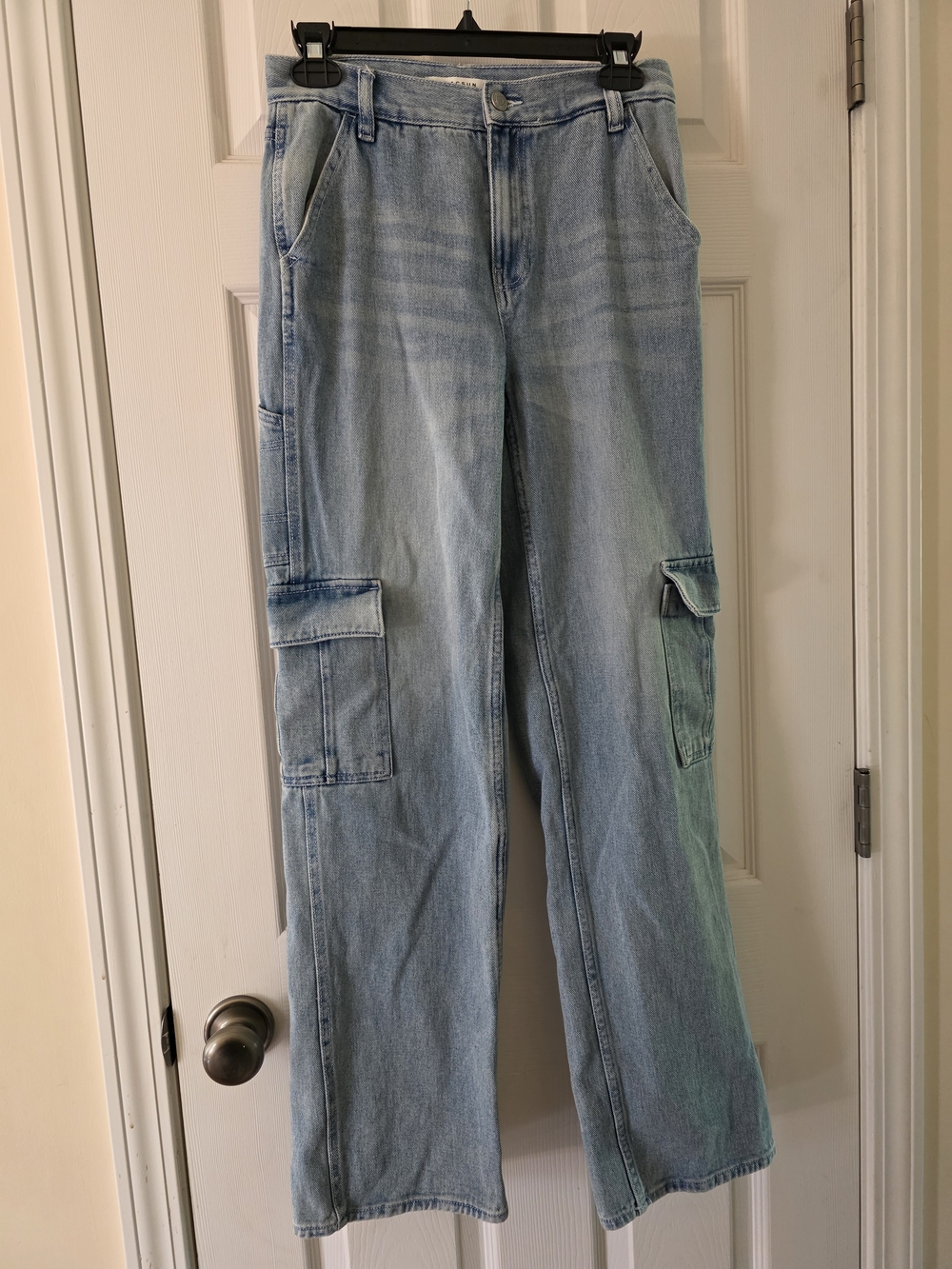 PacSun Light Blue Relaxed Cargo Jeans